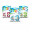 EVON Round Head Pacifier with cover - 2Pieces Pack