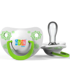 EVON Round Head Pacifier with cover - 2Pieces Pack