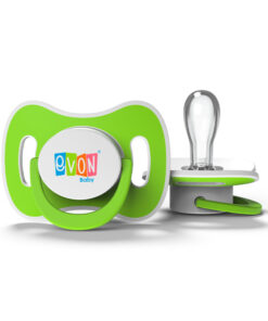 EVON Round Head Pacifier with cover - 2Pieces Pack