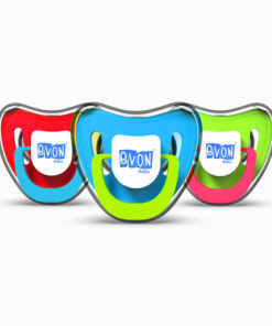 EVON Round Head Small Pacifier with cover