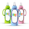 EVON PP (Polypropylene) Feeding Bottles 250ml with Bottle Handle