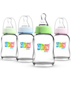 EVON Glass Feeding Bottles 125ml
