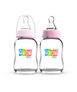 EVON Glass Feeding Bottles 125ml