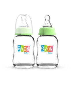 EVON Glass Feeding Bottles 125ml
