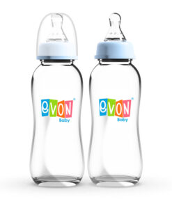 Alternative view of EVON Glass Feeding Bottles 300ml