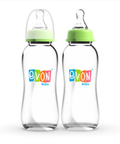 EVON Glass Feeding Bottles 300ml